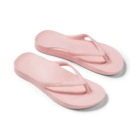 Archies Arch Support Flip Flops in Pink